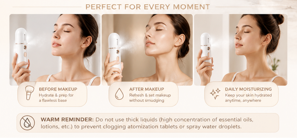 Lorairé™ Nano Mini Facial Mist Steamer