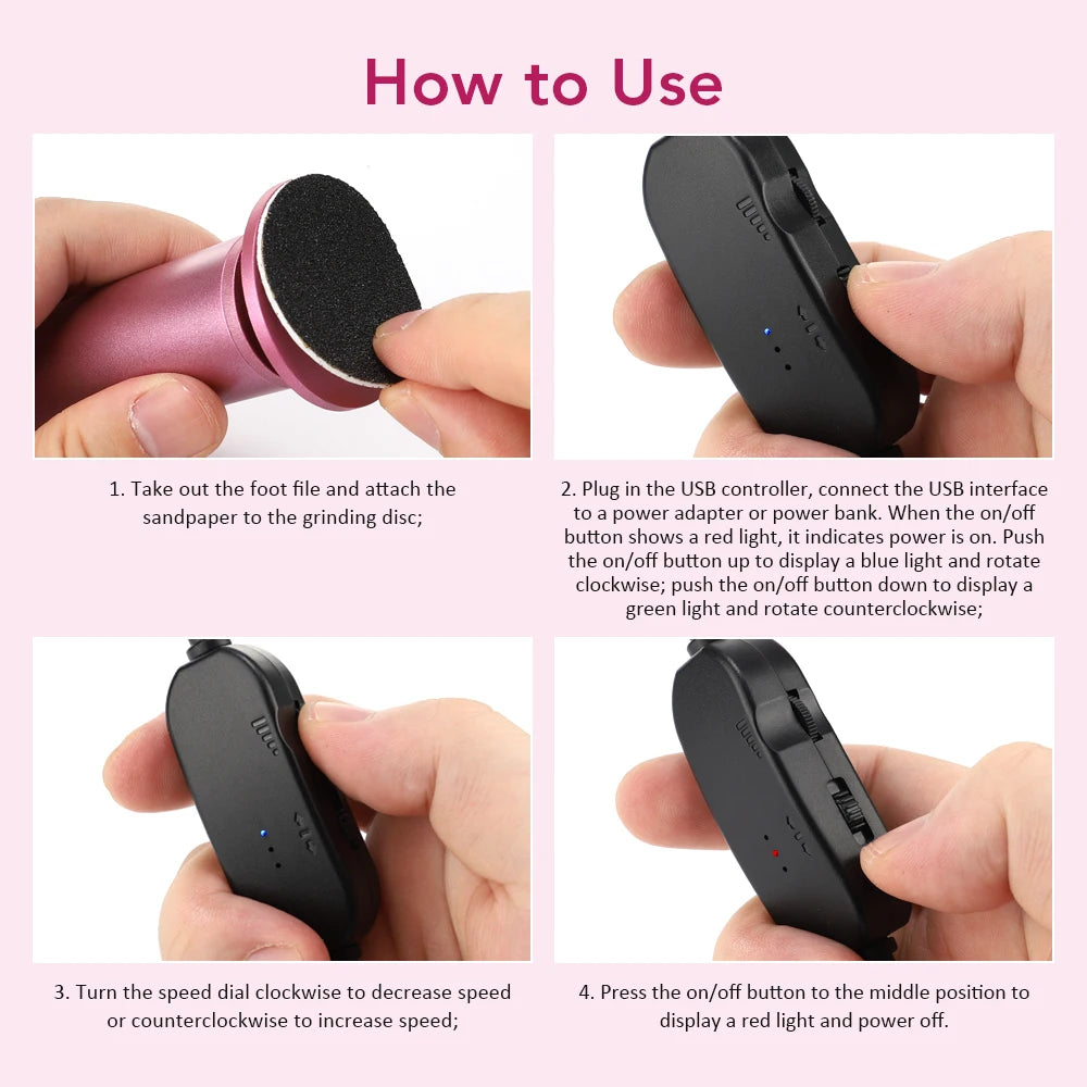 Lorairé™ Pro Electric Foot Callus Remover